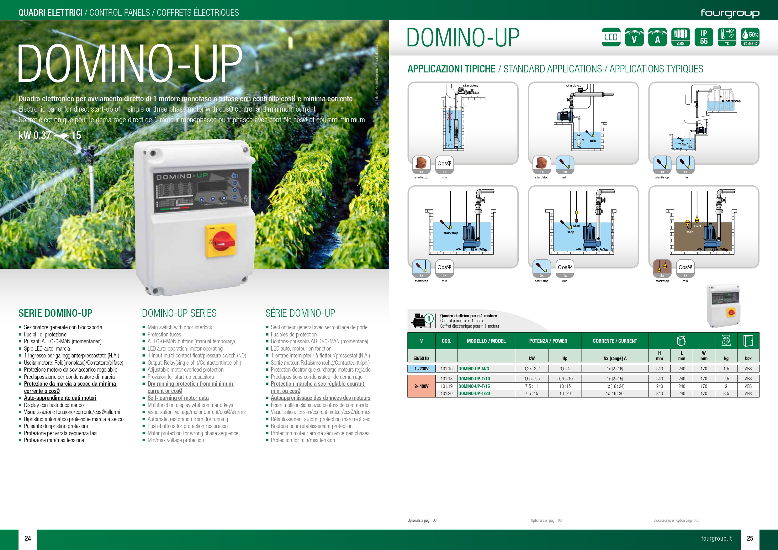 Domino-UP-M/3 HP Quadro elettronico FOURGROUP - immagine 2